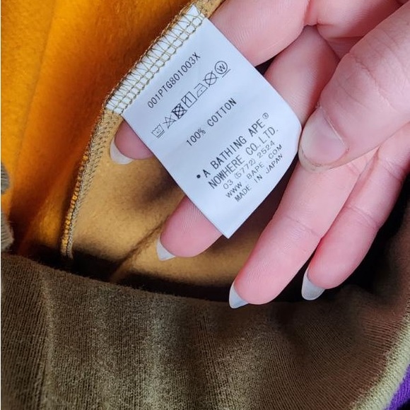 A Bathing Ape Mix Camo Patch Work Sweatpants - Picture 7 of 8